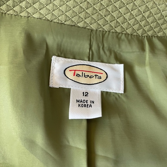 •	Talbots Jacket Green - Picture 3 of 6